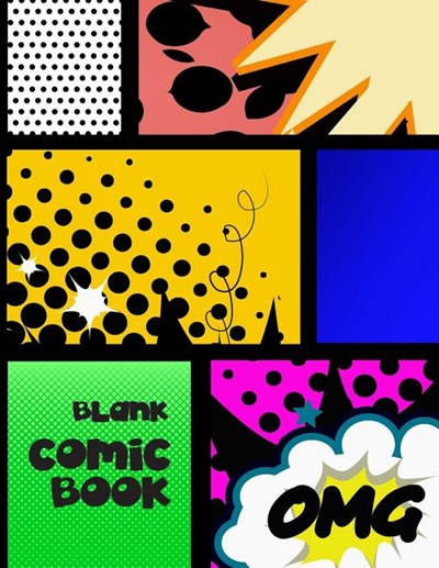 Blank Comic Book: 5 Comics in One Book