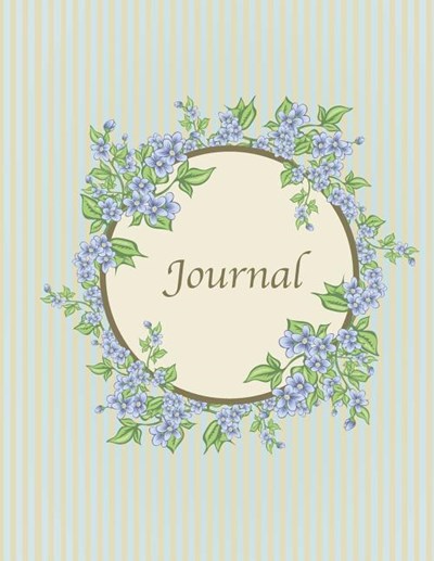 Journal: Vintage Floral Design - Journal, Notebook, Diary (College Ruled)