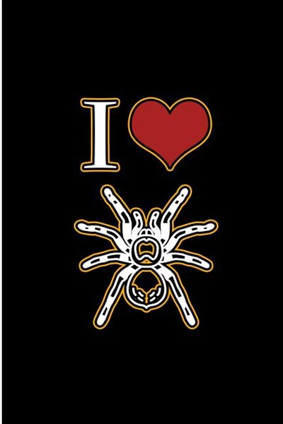 I Love Spider: Spider Lover Perfect Gift Dot Grid Notebook/Journal (6x9)