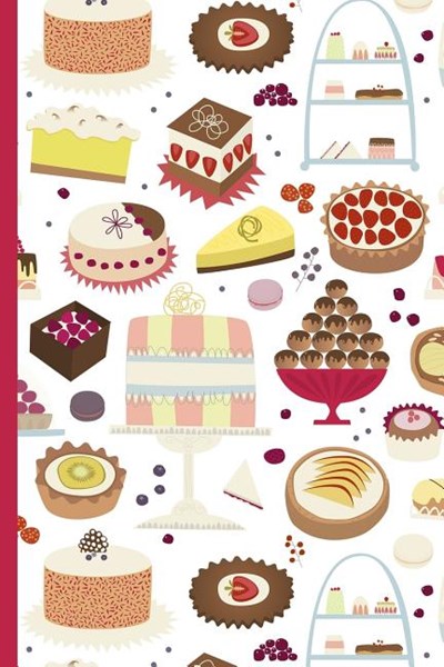 Notes: A Blank Dot Grid Notebook with Cakes and Patisserie Cover Art